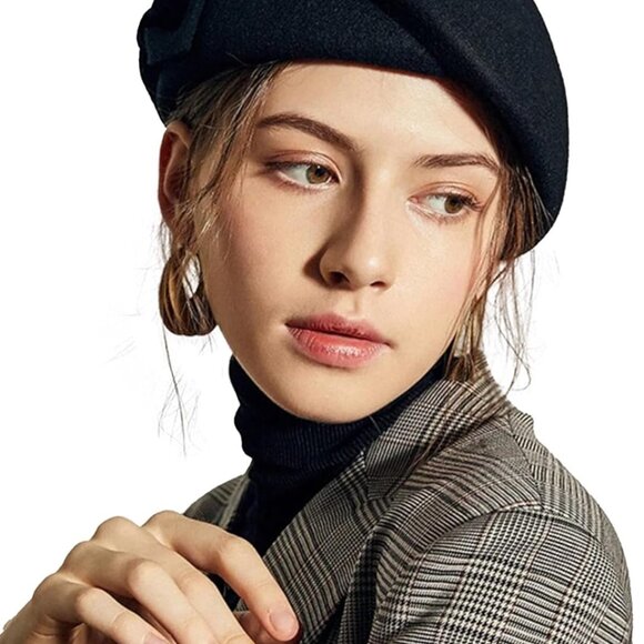 Accessories | Womens Wool Felt French Berets Pillbox Hat  display picture 2
